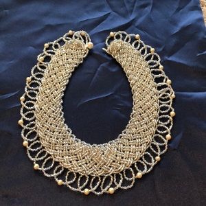 Vintage Beaded collar very kool.
